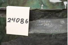 Etikett zu Bronzesitula (NHMW-PRAE-024086)